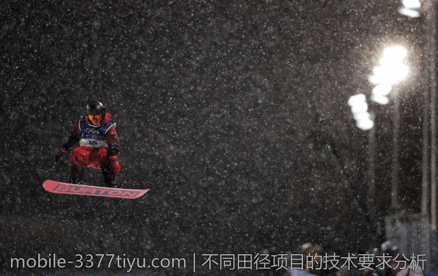 不同田径项目的技术要求分析